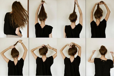 como-fazer-coque-em-cabelo-curto-24-12 Как да направите сноп на къса коса