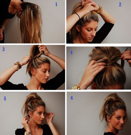 como-fazer-penteados-fceis-e-bonitos-59_7 Как да направите прически лесни и красиви