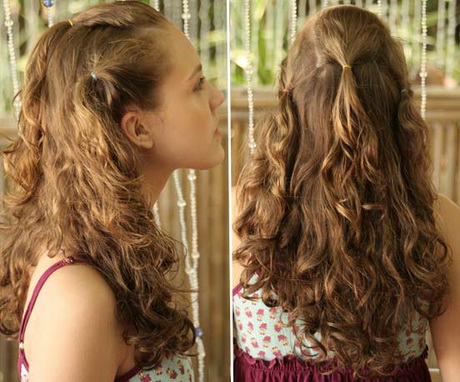 penteados-para-cabelos-cacheados-para-ir-a-escola-73-9 Прически за къдрава коса, за да отидете на училище
