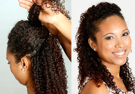 como-fazer-penteado-em-cabelo-curto-e-crespo-47_7 Как да направите прическа за къса коса и къдрава коса
