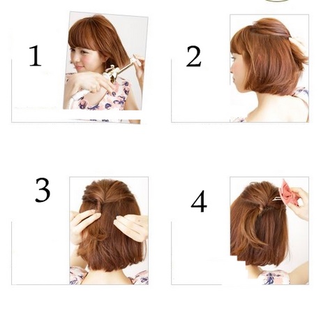 penteado-cabelo-medio-simples-49_15 Прическа за коса средна проста
