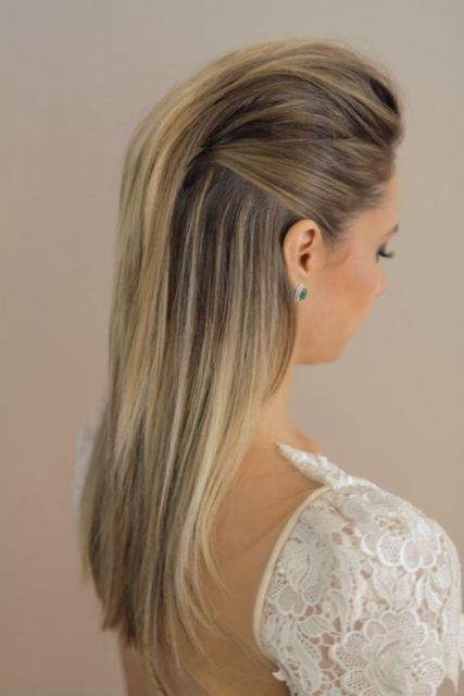 penteado-cabelo-liso-comprido-43_17 Прическа, права коса дълга коса