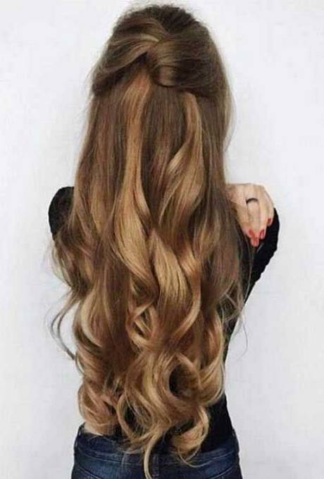 penteado-cabelo-longo-liso-36_3 Прическа дълга коса, плоска