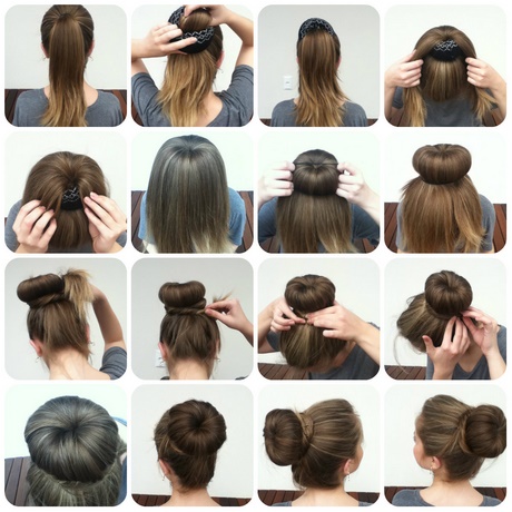 como-fazer-coque-no-cabelo-53_12 Как да направите кичур на косата