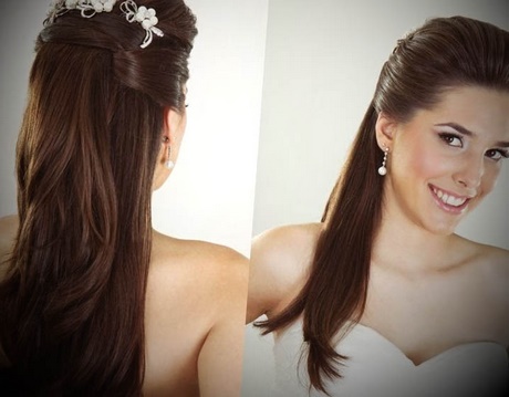 penteados-para-cabelos-medios-e-lisos-para-casamento-22_3 Medios прически за коса и плоски за сватба