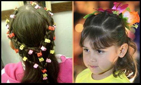 penteados-de-formatura-infantil-70 Прически, рокли, детски