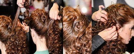 penteados-para-cabelos-curtos-e-cacheados-para-formatura-37_9 Прическите на косата са къси и къдрави и рокли