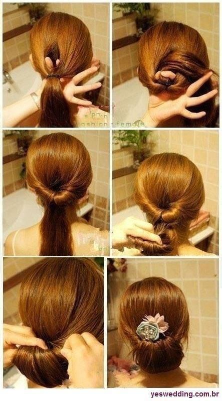 como-fazer-coque-baixo-76_3 Как да направите нисък кичур коса