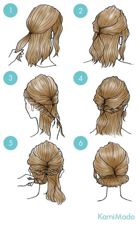 como-fazer-coque-baixo-76_9 Как да направите нисък кичур коса