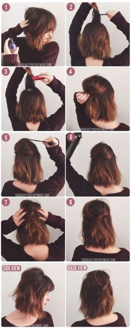 como-fazer-penteados-passo-a-passo-31_13 Как да направите прически стъпка по стъпка