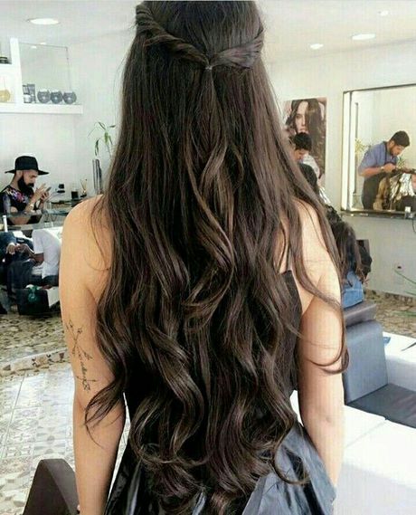 penteado-para-cabelo-longo-liso-90 Прически за дълга коса, плоска