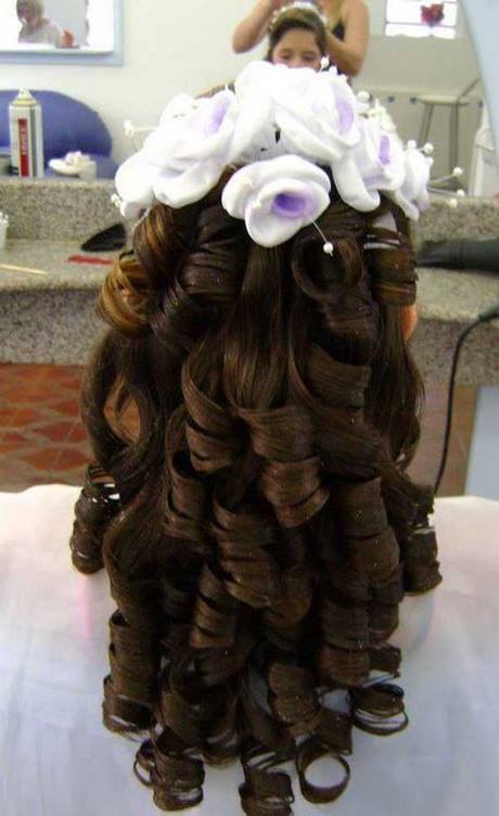 penteado-para-florista-cabelo-cacheado-74_4 Прическа за момиче цвете къдрава коса