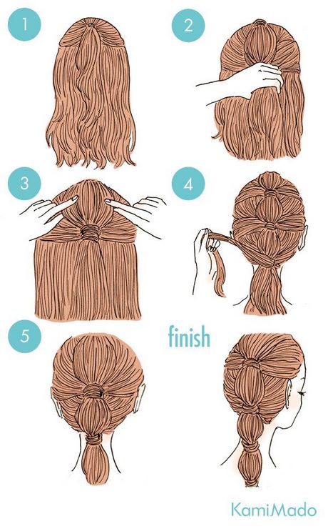 Прически лесно да се направи сам на къдрава коса