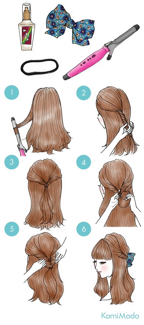 penteados-faceis-de-fazer-sozinha-para-cabelos-medios-64_15 Прически лесно да направите сами, за коса medios