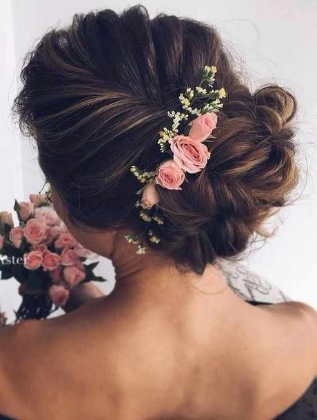 penteados-para-casamento-coque-flor-70 Прически за сватба цвете coque
