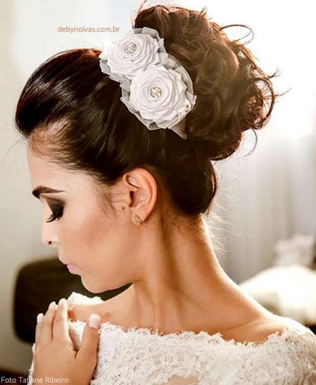 penteados-para-casamento-coque-flor-70_5 Прически за сватба цвете coque