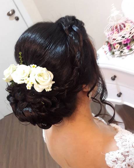 penteados-para-casamento-coque-flor-70_9 Прически за сватба цвете coque