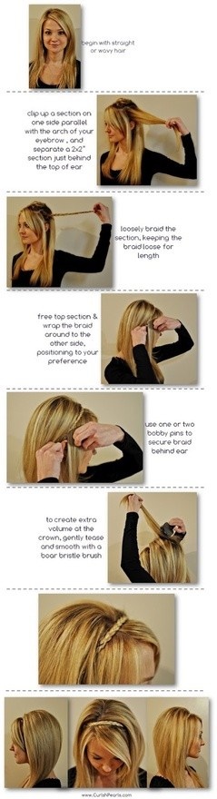 como-tranar-o-proprio-cabelo-10 Как да сплетете косата си