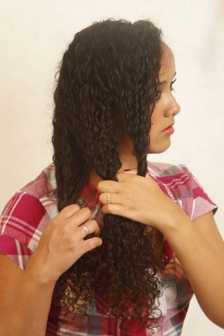 penteados-com-fitas-para-cabelos-cacheados-64_8 Прически с панделки за къдрава коса