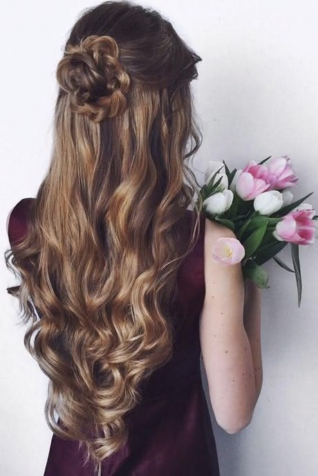 penteados-semi-presos-cabelos-longos-70_14 Прически полузатворена дълга коса
