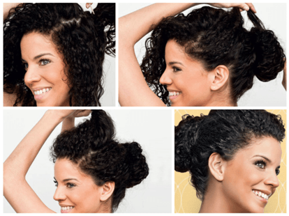 penteados-simples-e-faceis-para-cabelos-cacheados-13 Прическите са прости и лесни за къдрава коса