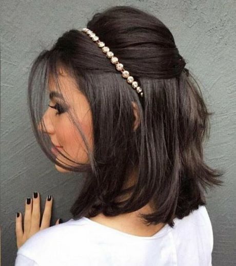 penteado-cabelo-curto-com-tiara-40 Прическа, къса коса с диадема