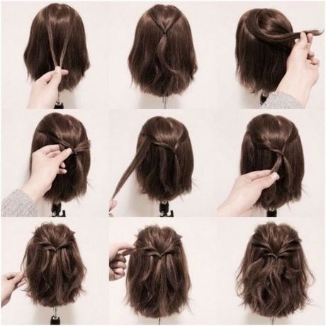 penteados-para-cabelos-curtos-simples-e-facil-41_3 Прически за къса коса, Прости и лесни
