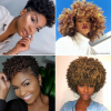 Женска къса афро коса 2023