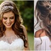 Прическа, дълга коса сватба