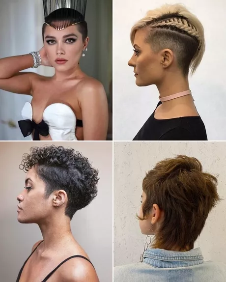 Женска обръсната коса 2023