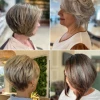 Къса коса за 60-годишни дами 2023