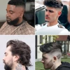 Мъжки прически с брада 2023