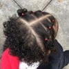 Прическа детска къса къдрава коса
