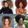 Женска къса афро коса 2024